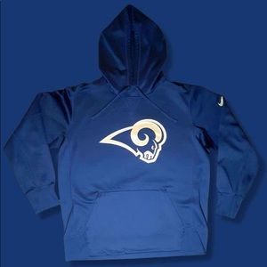 NFL Rams Football Team NIKE Hoodie Sweater Size Large